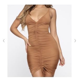 Fashion Nova ruched dress
